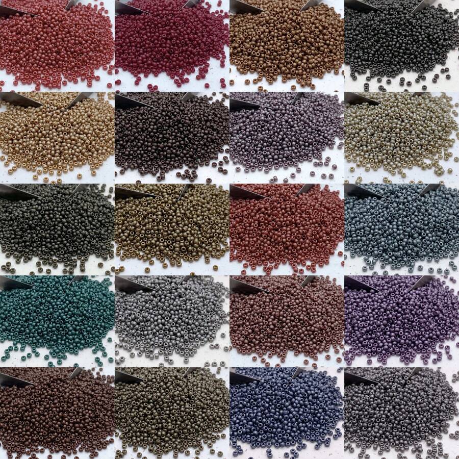 20g/包，約2000顆，2mm啞光復古玻璃種子珠，手工DIY玻璃珠散珠套組，適用於DIY衣物刺繡裝飾、珠飾首飾製作、日常穿戴配件製作