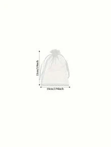 Un sac de rangement à carreaux roses et bleus frais et minimaliste à la mode avec motif floral, sac de serviettes hygiéniques portable de haute qualité, convient aux étudiants pour les sorties - Multicolore - Voir 11