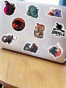 TOHO 50PCS Officially Licensed Classic Monster Movie Waterproof Stickers Vinyl Decals For Laptop Luggage Phone Bottle Skateboard Gift For Friends Family - A - View 7