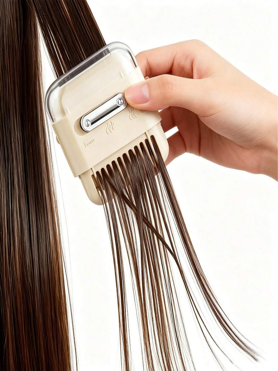 5-In-1 Bangs Thinning Comb And Hair Trimming Tool For Women, Multi-Functional Hair Cutting Comb With Adjustable Settings For Home Haircuts, Hair Ends Trimming, Exquisite Girl's Bangs Clipper Comb