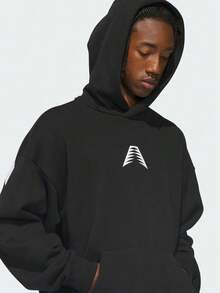 Adidas 男士 ANTED BT HOODY 針織連帽衛衣 KC8460 - 黑色 - 查看 4