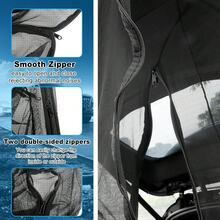 1件裝 SUV 車用後車廂蚊帳遮陽簾，防風磁吸抗撕裂後行李箱防蟲網，配平滑雙拉鍊與彈性掛鉤束帶，透氣隱私網布車尾防蠅網，適合露營、公路旅行、寵物戶外旅行 - A - 查看 6