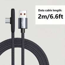 66W USB A 轉 Type-C 快充數據線，3.3ft/4.9ft/6.6ft 尼龍編織 USB-C 充電線，廣泛相容於 17/16/15 Pro/Pro Max/Plus、Pro 12.9/11、Air 4/5、Mini 6、Pixel 及所有 USB-C 裝置，適用於居家與旅行充電 - 彩色 - 查看 9
