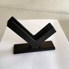1pc Industrial Style Creative Business Card Holder, Desktop Business Card Display Stand, Minimalist Design Office Organizer & Storage, Suitable For Office/Workbench Decoration, Business - Single Piece - View 10