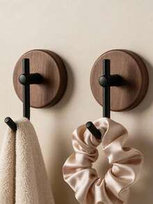 1PC/2PCS/3PCS Door Hanging Hooks With Adhesive, No Drilling Required To Hang Clothes, Adhesive Hooks, Towel Rack, Bedroom Wall Decor, Clothes Hanger, Hooks, Wall Hanging Key Rack, Key Hooks, Adhesive Hooks, Kitchen Accessories, Bathroom Hooks - View 5
