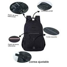 Mochila de gran capacidad para hombre,portatil,resistente al agua. - Azul - Ver 3