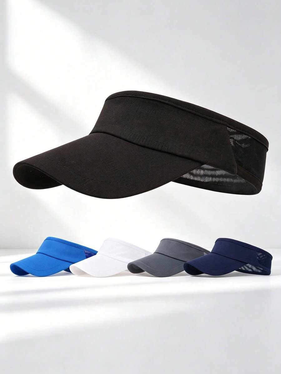 1PC Sports Sun Visor Men Lightweight Packable Cooling Stretchy Visor Hat For Running, Tennis, Golf - Lightweight Visor - View 1