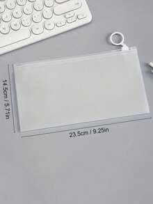 1/5/10/20pcs Matte-Finish Loop Storage Bag: Moisture-Proof & Airtight Organizer For Travel, Stationery & Cosmetics | Dust-Proof, Leak-Proof With Hanging Loop - Multicolor - View 6