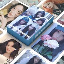 124張/92張 MAMIHLAPINATAPAI Lomo卡 92張K-Pop小卡套組 Yunah Minju Moka Wonhee Iroha 專輯相片貼紙 粉絲收藏禮盒 單張專輯「NOT CUTE ANYMORE」全息星光相卡 LOMO卡，Star K-POP周邊LOMO小卡，雷射收藏卡，貼紙，雙面高清彩色印刷相卡 賀卡 書籤 - 彩色 - 查看 2
