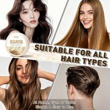 洗髮皂（白米水皂）適用於頭髮，天然洗髮乳與護髮素二合一，溫和清潔與保濕護髮皂，男女通用 - G-80g-rice-water-3pcs - 查看 6