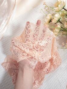 5pcs/Pack Sexy Lace Transparent Women's High Waist Triangle Panties - Multicolor - View 10