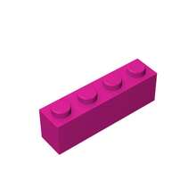 [30+Pcs]Compatible With 3010 Small Particle Building Blocks MOC Loose Parts 1X4 Base Bricks, Suitable As Halloween, Christmas, Thanksgiving Gifts For Building Block Enthusiasts - Multicolor - View 2