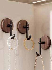 1PC/2PCS/3PCS Door Hanging Hooks With Adhesive, No Drilling Required To Hang Clothes, Adhesive Hooks, Towel Rack, Bedroom Wall Decor, Clothes Hanger, Hooks, Wall Hanging Key Rack, Key Hooks, Adhesive Hooks, Kitchen Accessories, Bathroom Hooks - View 6