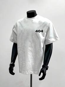 Casual Summer Short-Sleeved T-Shirt For Men From An American Streetwear Brand, With A Modern And Elegant Design And Crew Neck, Made Of Pure Fabric With Prints. - 白色 - 查看 2