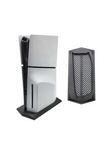 Compatible With PlayStation 5 Slim, Game Console Disc Version Cooling Stand, P5 Slim Base Stand Vertical Stand Practical Game Accessory - Black - View 7