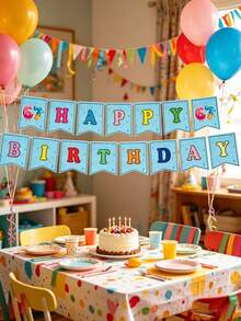 6 7 Geburtstagsdekoration | Partyzubehör Set, enthält 6 7 Alles Gute zum Geburtstag Banner, Papier, geeignet für allgemeine Feiertage, Unisex, Raumdekoration, Feiertagsessentials, Schlafzimmerdekoration, Campingessentials - 67 Modelle - Übersicht 3
