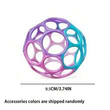 Baby Combination Ball With Bell, Hollow Portable Sensory Rattle, Enhances Hand-Eye Coordination, Early Education Toy (Random Color), Suitable For Daily Play, Holiday, Birthday, Back To School, Thanksgiving Gift - Multicolor - View 14