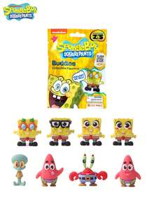 Nickelodeon 1/3pcs Nick SpongeBob SquarePants Official Licensed Blind Box Toy 3D Collectible Mini Anime Figure Random Style Suitable For Home Desktop Decoration And Fan Collection Ideal Surprise Gift For SpongeBob SquarePants Lovers - Multicolor - View 3