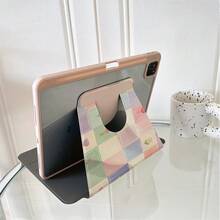 1件 360°可旋轉平板保護殼，多角度視角書本式支架，相容 iPad A16 2025、Galaxy Tab S9 FE/S8 Plus/S7/S10、Pad、Matepad、Pad、Honor Pad、Xiaoxin Pad - 彩色 - 查看 4