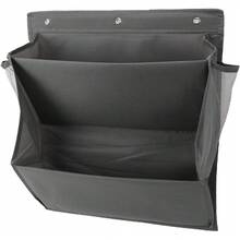 Yosoo Gear Organizador de Zapatos Colgantes, Rejilla de Almacenamiento de Tela Oxford de 2 Niveles con Ganchos Adhesivos para Accesorios para el Gabinete de Pared (Gris) - Negro - Ver 7