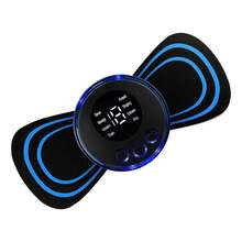 Mini Portable Electric Massager For Neck And Body, 8 Modes Of Use, Adjustable Intensity And USB-C Charging, Compact Design - Black - View 2