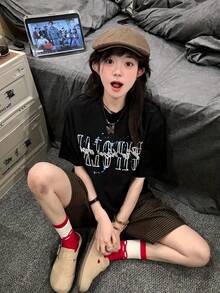 Women T-Shirts - Black - View 1