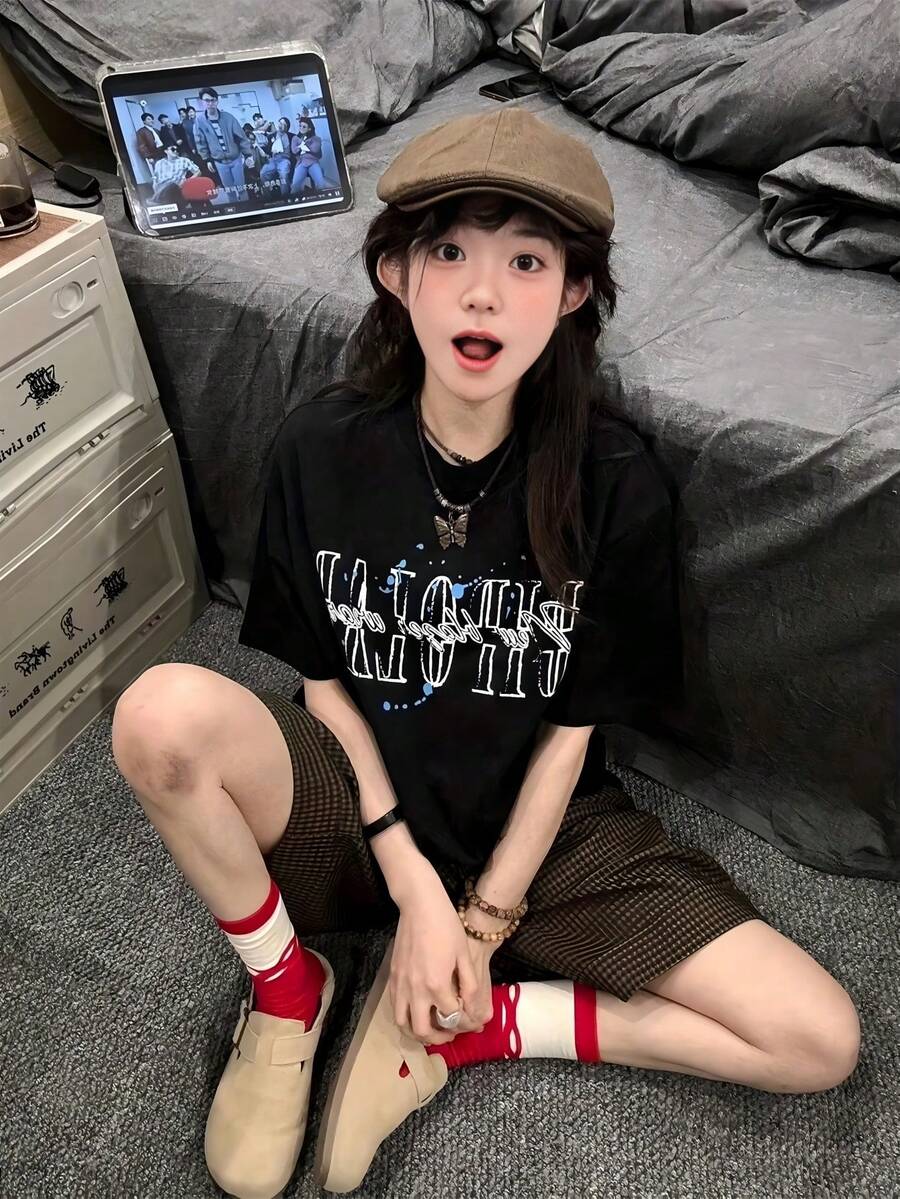 Women T-Shirts - Black - View 1