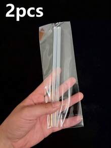 2-100支透明熱熔膠棒 0.28 X 7.87 英吋 高黏度 多用途透明黏著膠棒，適用於大多數熱膠槍，適合DIY手工、居家修繕、包裝、工作坊操作、手工製作及各種日常居家使用 - 多色 - 查看 14