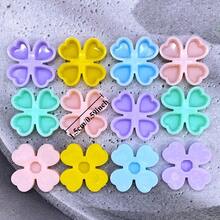 Mollie Lipper 100pcs Cangkir Lem Ekstensi Bulu Mata Clover Baru, Cincin Lem Sekali Pakai untuk Pencangkokan Bulu Mata dan Riasan Permanen - MultiWarna - View 3