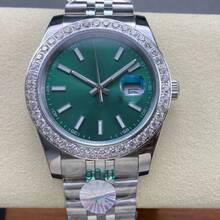 Men Mechanical Watches - Silver-cased Green-plate Stainless Steel -1 - View 7