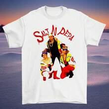 Hot Salt N Pepa Album Shirt Kurzarm Unisex Baumwolle, bequemes Kurzarm-T-Shirt für Musikfestivals und den Alltag, für Männer und Frauen, lässige Alltags-Streetmode. - Weiss - Übersicht 1