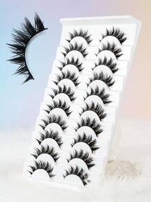 Thick Fox-Style Full Eyelashes, Instant Big Eyes With Atmosphere, Defined Curl And Long-Lasting - View 4