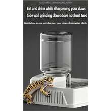 1pc Reptile Automatic Water Dispenser, Self Replenishing Water Bowl, Terrarium Water Feeder For Leopard Gecko, Lizard, Snake, Turtle, Amphibian Reptile Tank Accessories - Style A - View 6