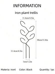 Cirelle 2pcs Plant Climbing Rack, Outdoor Potted Plant Support, Creative Flower Support, Vine Trellis, Plant Flower Holder - Multicolor - View 10