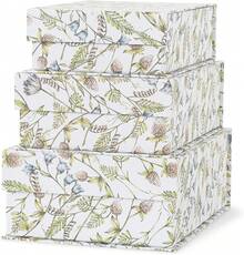 & Lane - Cajas decorativas para libros con mapas de la ciudad, juego de 3: Nueva York, Tokio, Londres, cajas de libros de imitación para almacenamiento y decoración, viajes y aventura decoración - Patrimonio Azul - Ver 12
