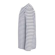 SOLS Mens Marine Long Sleeve Stripe T-Shirt - White/Navy - View 3
