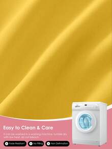 1件浪漫法式荷葉邊絎縫信封式枕套（不含枕芯），時尚裝飾抱枕套，適用於臥室/宿舍/沙發/長凳，適合送給親友的禮物，可機洗，Oeko-Tex認證 - 芥末黃 - 查看 6
