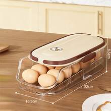 1 Piece, Multi-Layer Combination Egg Rack, Refrigerator Egg Storage Box, Egg Sorting Basket, Space-Saving, Automatic Rolling Egg Sorter, Large Capacity Egg Dispenser, Suitable For Refrigerator Storage, Refrigerator Organization - View 9