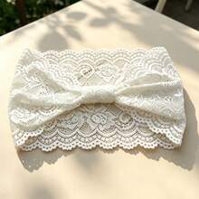 Spring/Summer Retro Floral Lace Hollow Out Wide Band Headband Fashion Waist Scarf Travel Beach Headband (Suitable For Music Festival/Vacation/Date/Running Sports) - Multicolor - View 17
