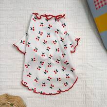Dog And Cat Clothes, Spring Autumn Summer, Small Dog, Anti-Shedding, Cute Two-Legged Pet Clothes For Small Dogs And Cats - Red - View 5