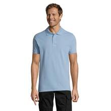 SOLS Mens Perfect Pique Short Sleeve Polo Shirt - Sky Blue - 查看 4
