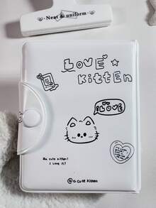 1 pieza Álbum estilo libro minimalista de 3 pulgadas, con hebilla, plegable, álbum de estrellas/álbum de viajes familiares, mini álbum de gran capacidad - Multicolor - Ver 6