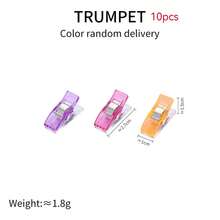2/10/30/50PCS Sewing Clips, Colorful Clips, Potato Chip Clips, Food Bag Clips, Multi-Purpose Plastic Handmade Crochet Knitting Clothing Clips, Colorful Binding Clips (Random Color Shipment) - A - View 14