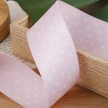 Double-Sided Printed Polka Dot Shiny Satin Ribbon DIY Bow Hair Accessories Clothing Shoes Hats Gift Box Flower Decoration Ribbon - Multicolor - View 22