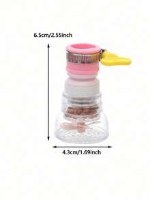 Adaptador de grifo ajustable, giratorio y extensible con clip de fijación, diseño flexible fácil de instalar. Esencial para cocina y baño, cabezal de grifo a prueba de salpicaduras, potenciador de presión de agua, filtro giratorio universal, aireador de boquilla purificadora de agua de cocina, ahorrador de agua - A - Ver 9