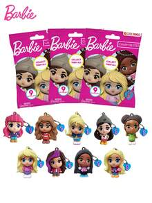 Mattel 1/3PCS Barbie Officially Licensed Mystery Bag Clip Keychain Assorted Classic Characters Cute Blind Bag Charm Fashion Accessory Ideal Gift For Fans - Multicolor - View 11
