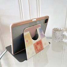 1件 360°可旋轉平板保護殼，多角度觀看書本式支架，相容 iPad A16 2025、Galaxy Tab S9 FE/S8 Plus/S7/S10、Pad、Matepad、Pad、Honor Pad、Xiaoxin Pad - 彩色 - 查看 4