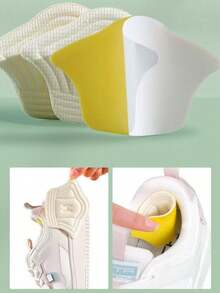 1 Pair Shoe Size Reducer, Magic Filler Pad Can Reduce 1 Size, Prevent Shoes Slipping, Suitable For Large Size Shoes Inner Heel Pad, Adjustable Size Reduction - A - View 3