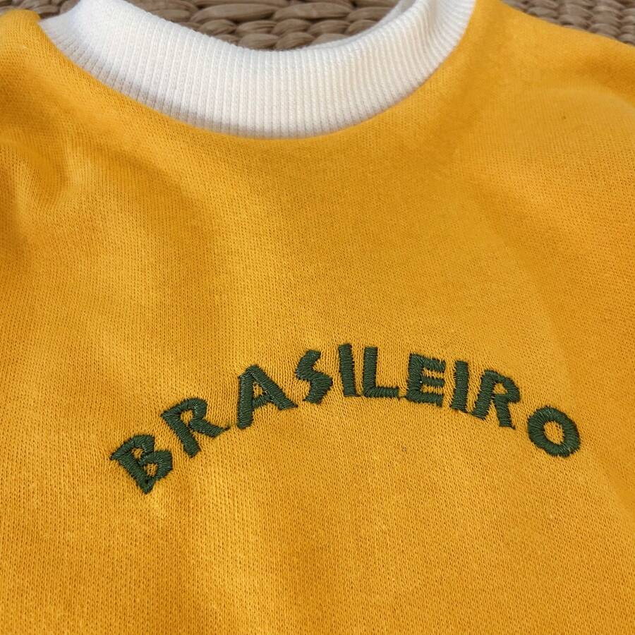 Brazilian Baby T-Shirt/Blouse, Brazilian Football, Latin American - Brazilian T-shirt - View 1