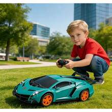 藍白警車玩具，聲光開門仿真超級跑車模型，3D POLICE 警用裝飾塗裝，生日聖誕新年兒童節精緻禮盒包裝，優質玩具 - 彩色 - 查看 7